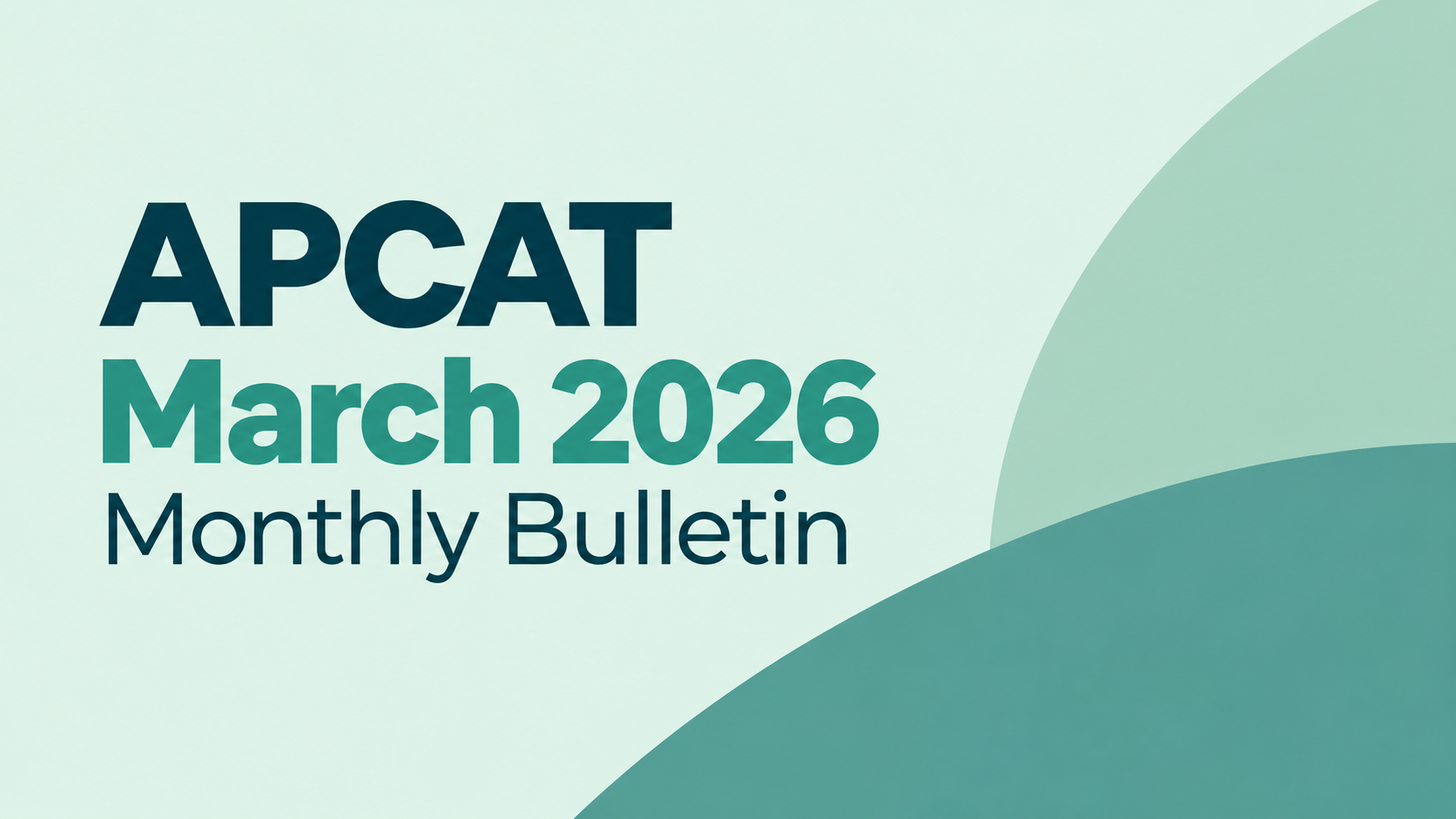 APCAT March 2026 Monthly Bulletin