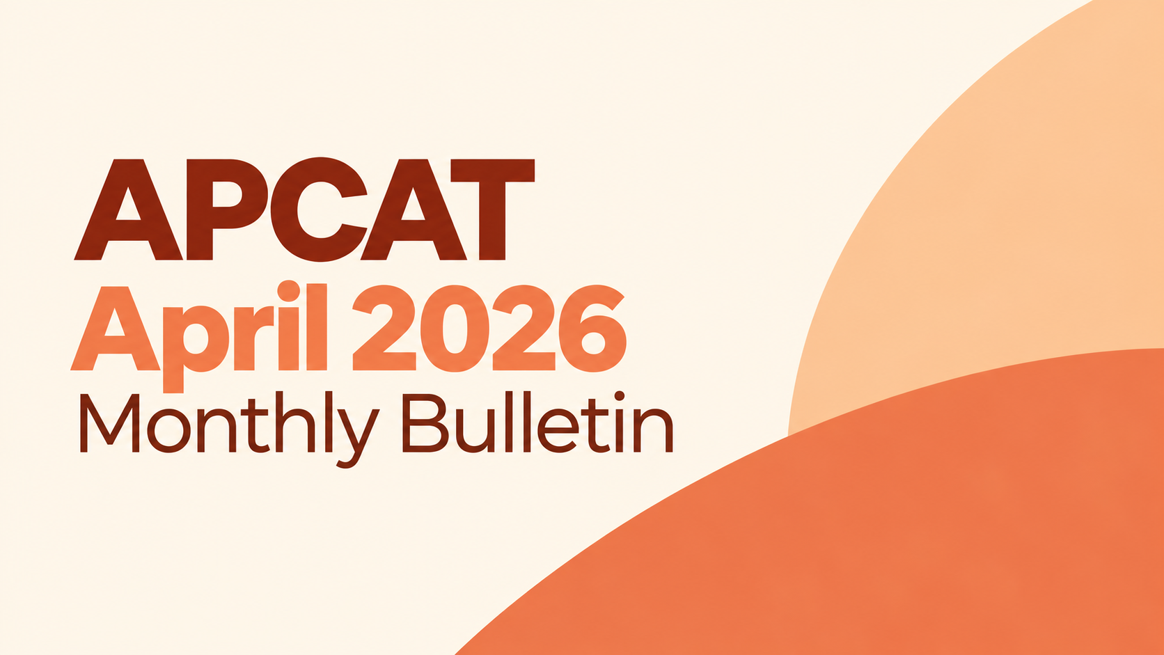 APCAT April 2026 Monthly Bulletin